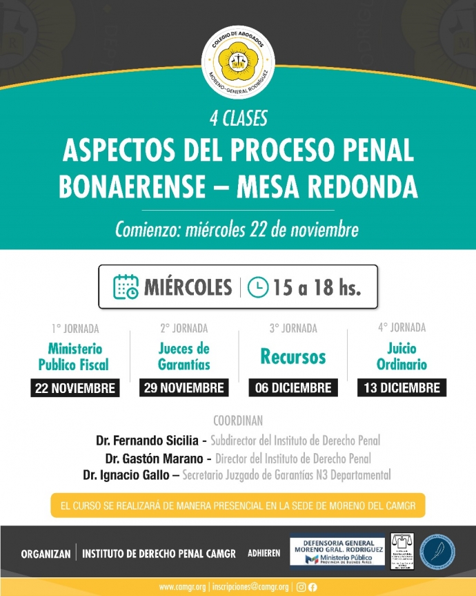 ASPECTOS DEL PROCESO PENAL BONAERENSE